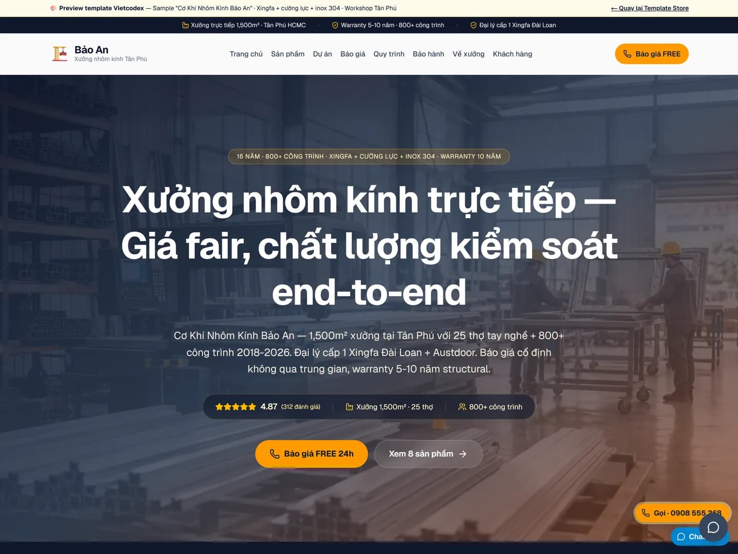 Cơ Khí Nhôm Kính Bảo An — ảnh 1