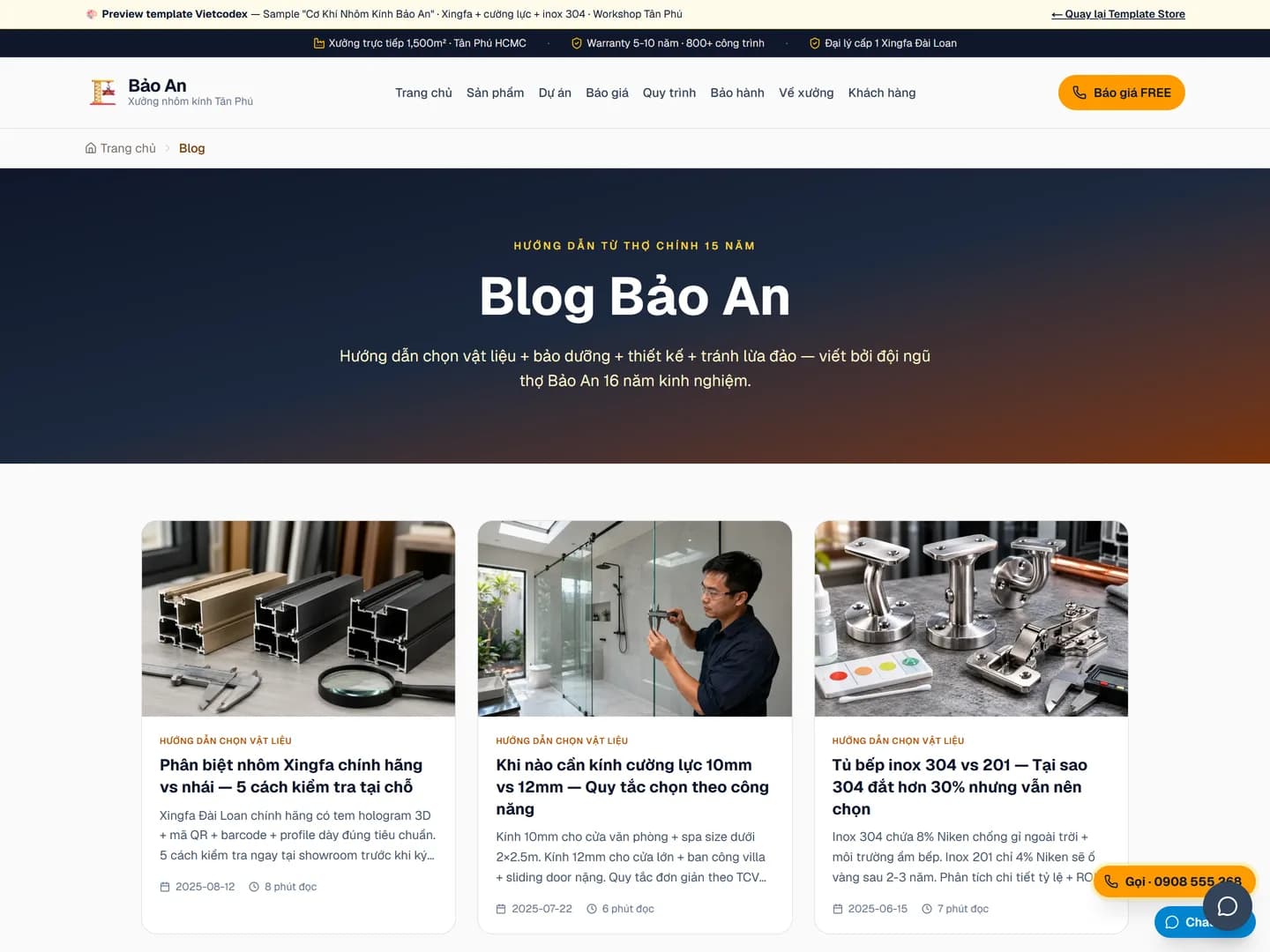 Cơ Khí Nhôm Kính Bảo An — ảnh 3