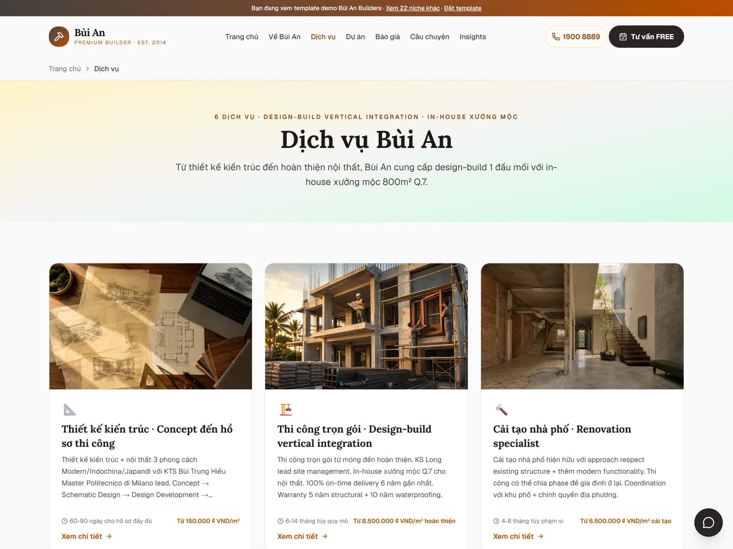 Xây dựng cao cấp — ảnh 3