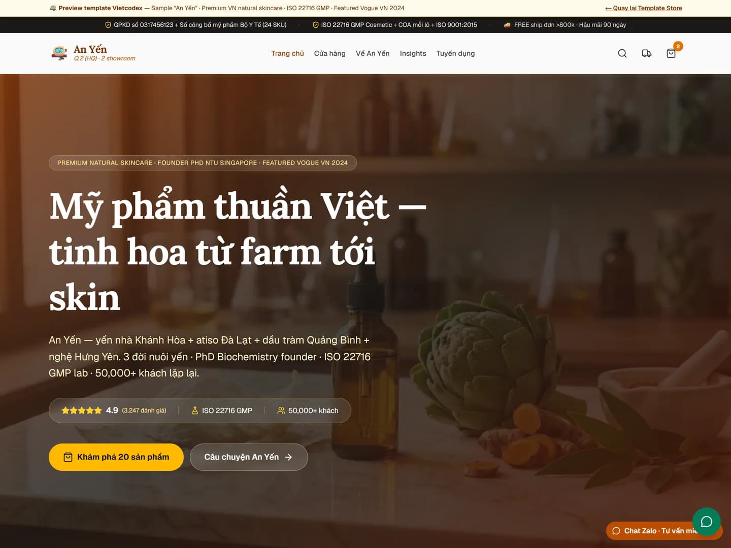 Shop online (quần áo, mỹ phẩm, hoa...) — ảnh 1