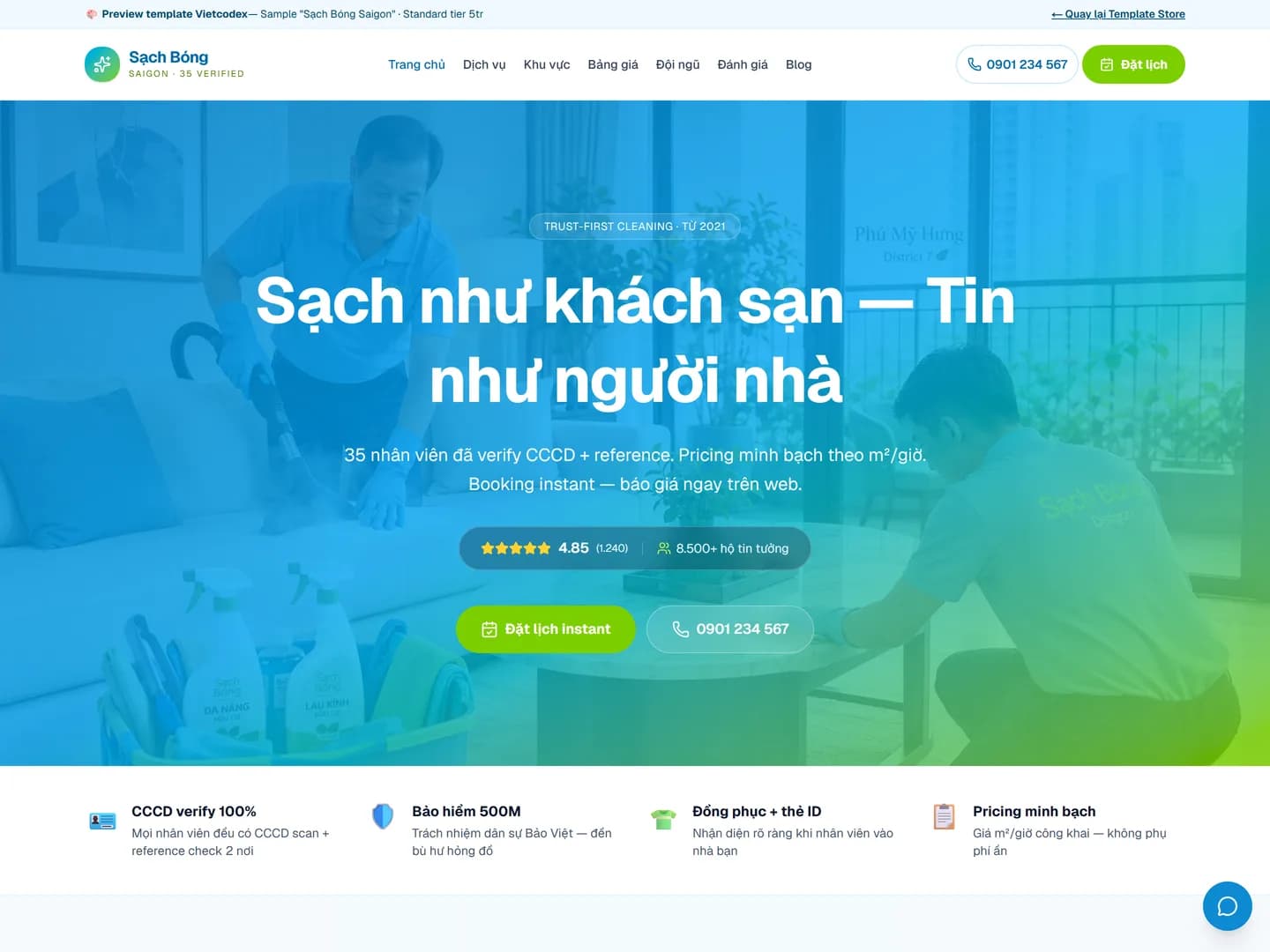 Sạch Bóng Saigon — Home Cleaning Service — ảnh 1