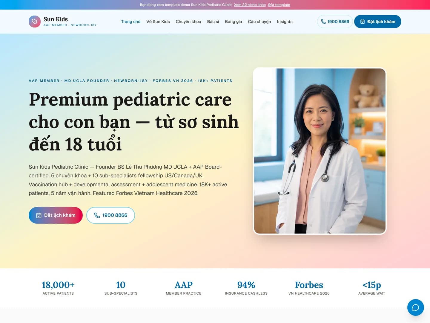 Phòng khám nhi premium — ảnh 1