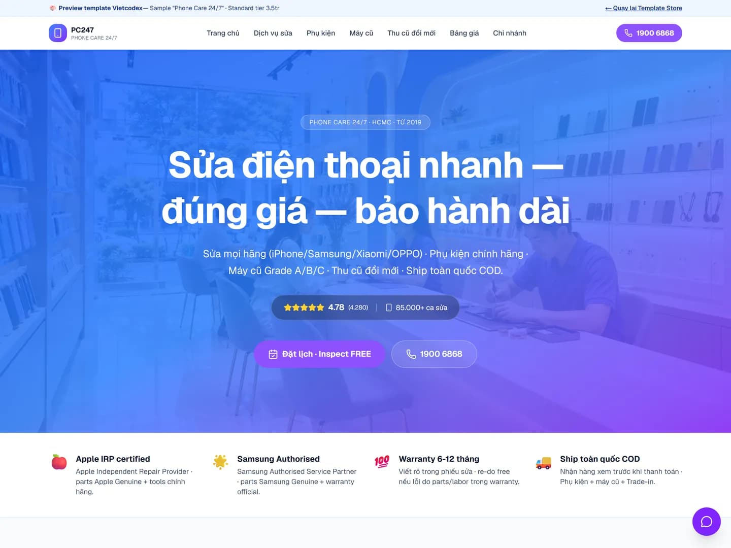 Sửa + phụ kiện điện thoại đa năng — ảnh 1