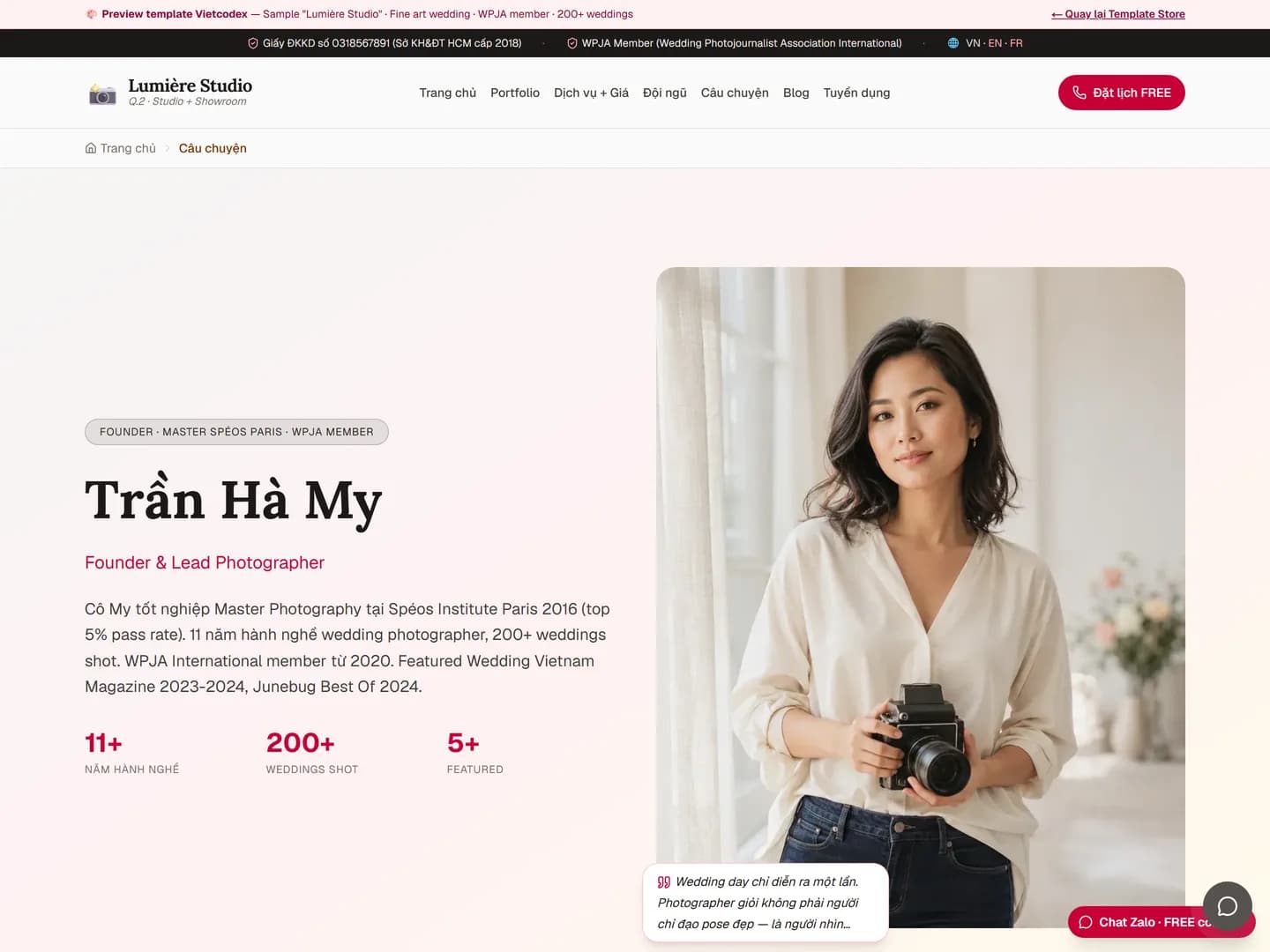 Studio chụp ảnh / Wedding — ảnh 3