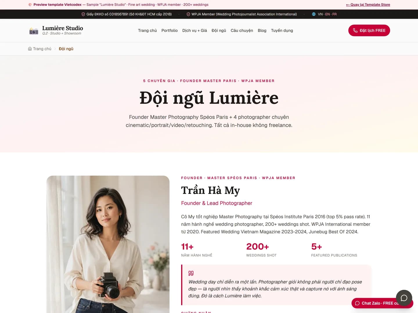Studio chụp ảnh / Wedding — ảnh 5