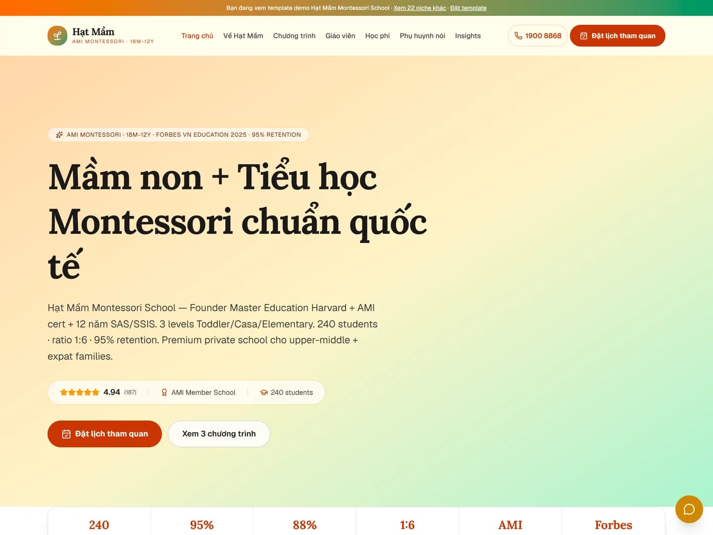 Mầm non / Trường tư — ảnh 1