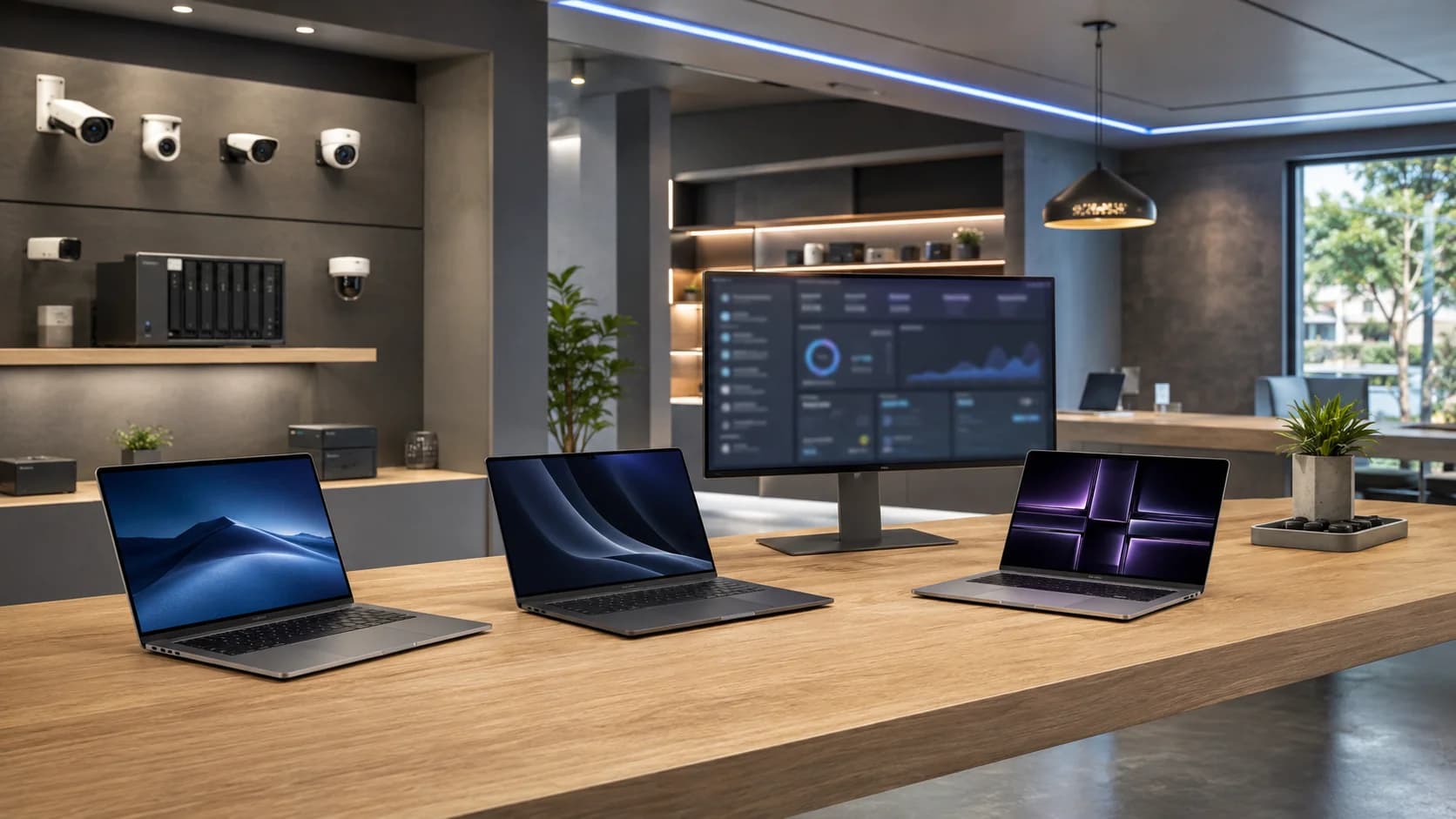Mẫu thiết kế web tech-retail