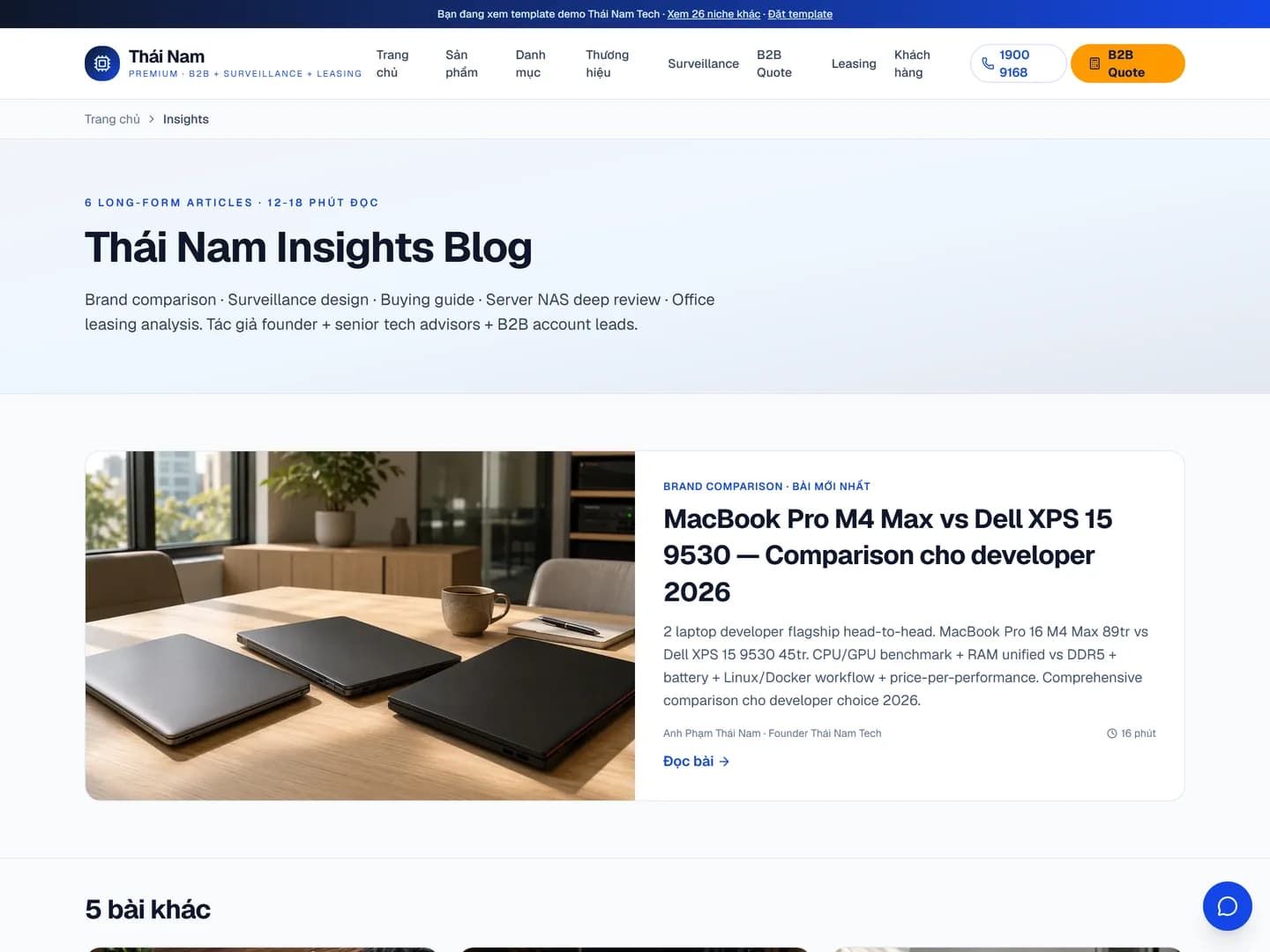 Thái Nam Tech — Premium IT retail — ảnh 2