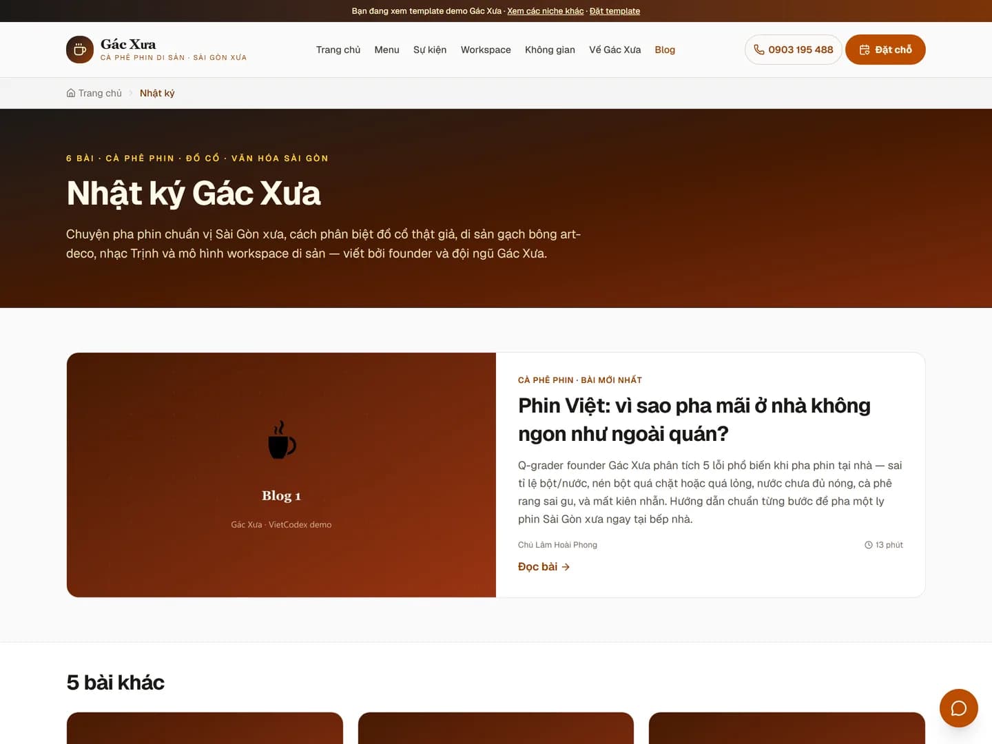 Gác Xưa — Cà phê phong cách cổ — ảnh 2