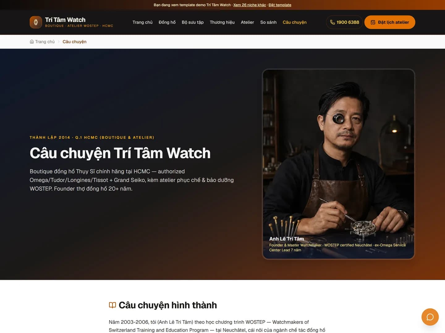 Trí Tâm Watch — Boutique đồng hồ Thụy Sĩ — ảnh 5
