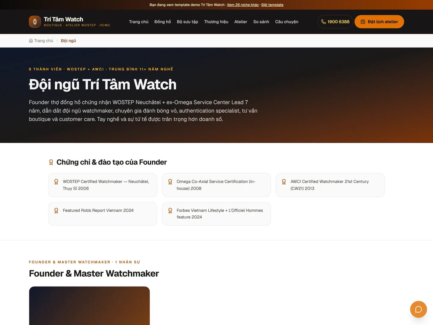 Trí Tâm Watch — Boutique đồng hồ Thụy Sĩ — ảnh 6