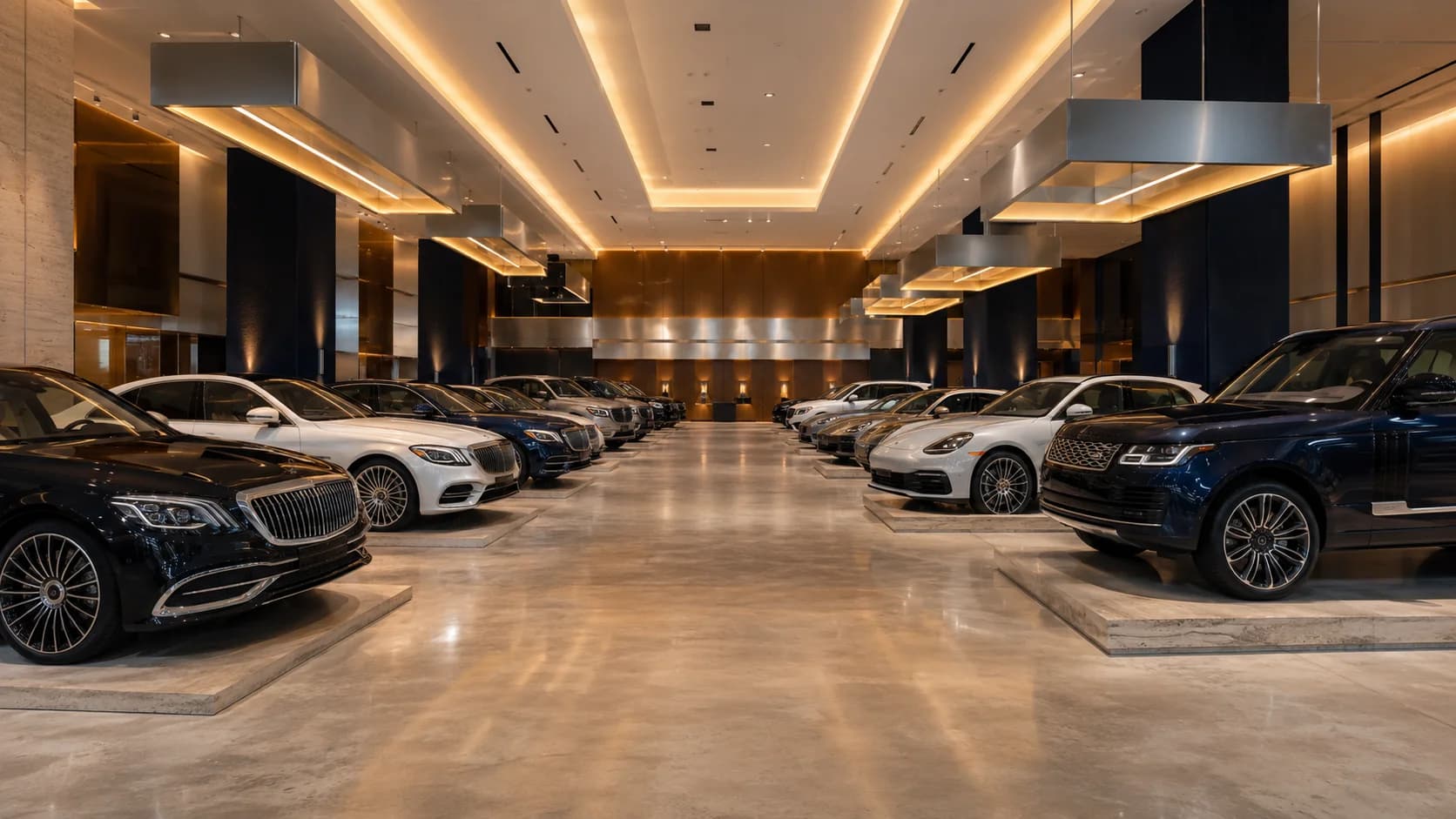 Giao diện template Showroom xe luxury used