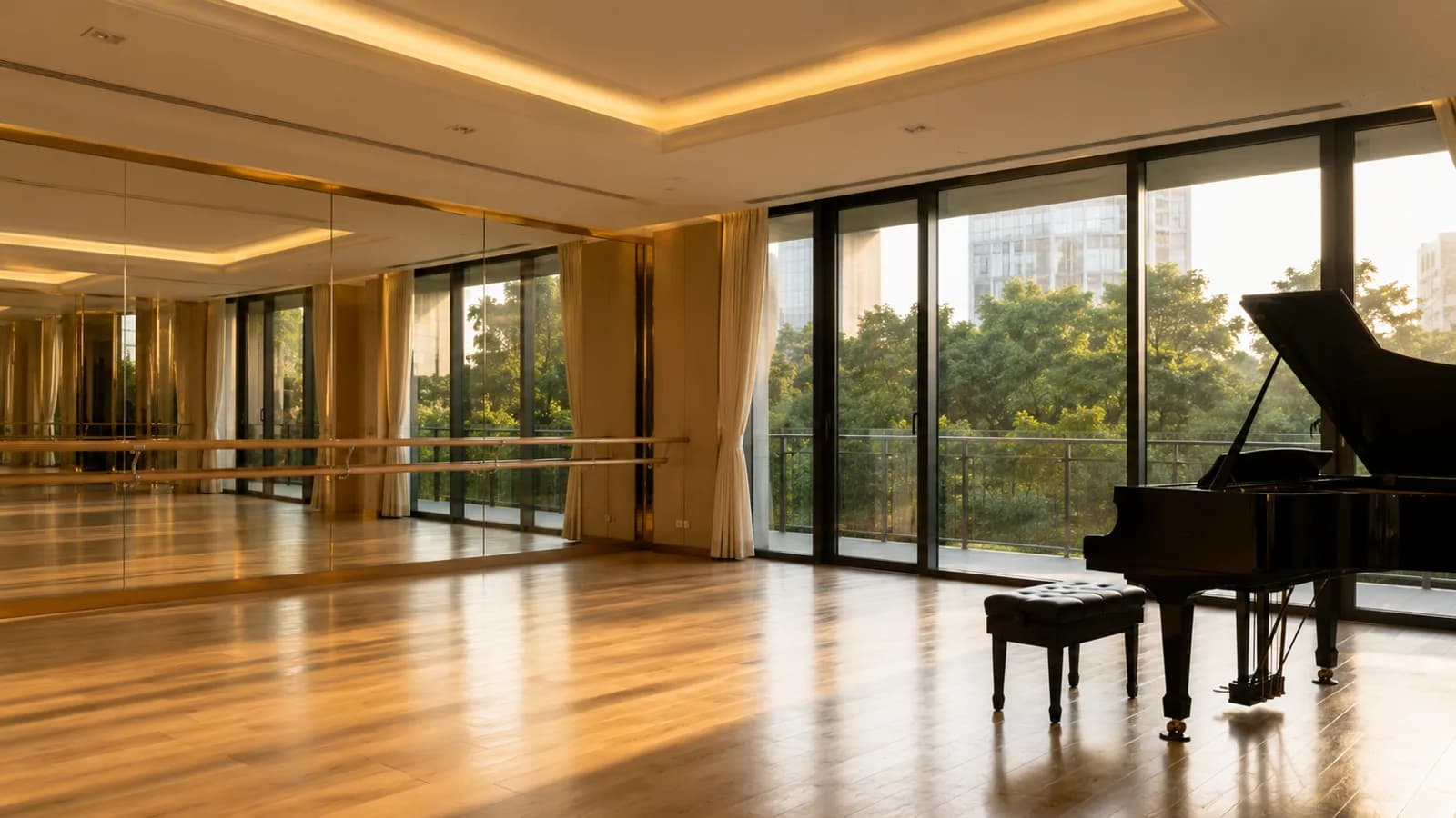 Giao diện template Dance / Music studio