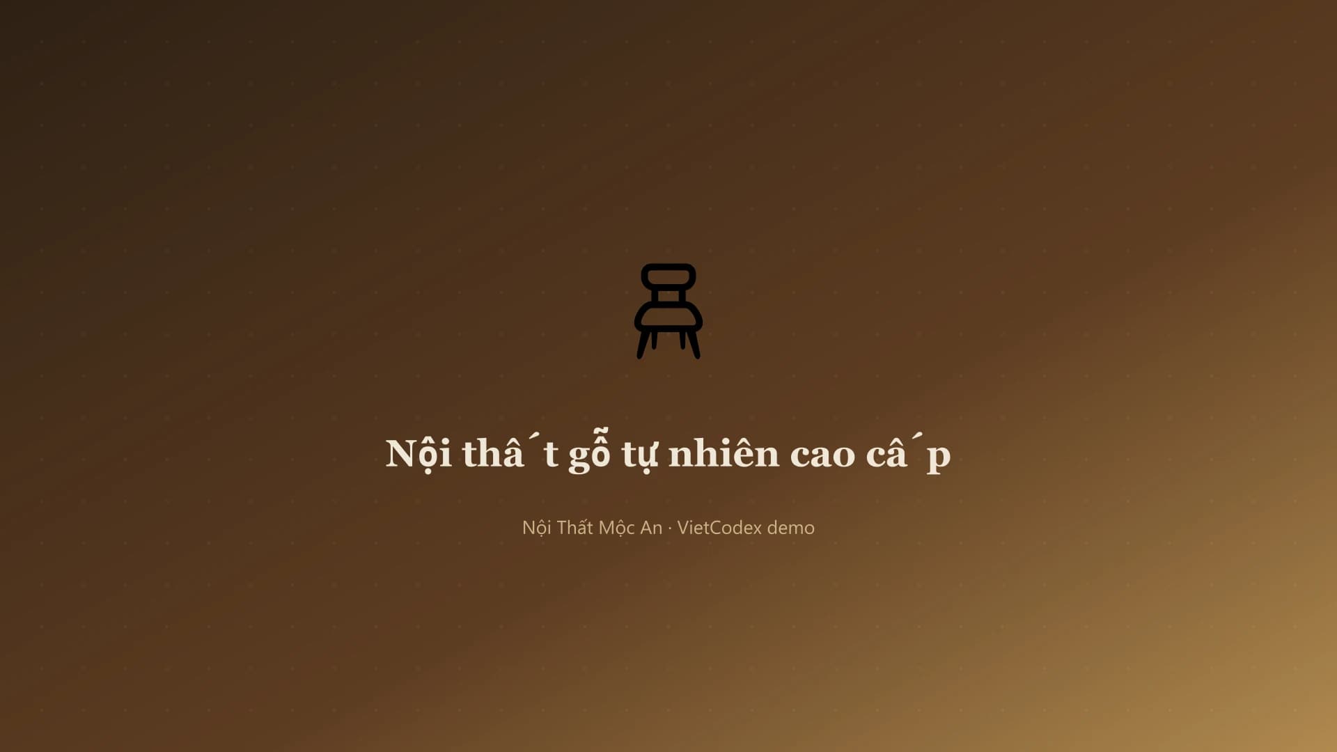 Giao diện template Nội Thất Mộc An