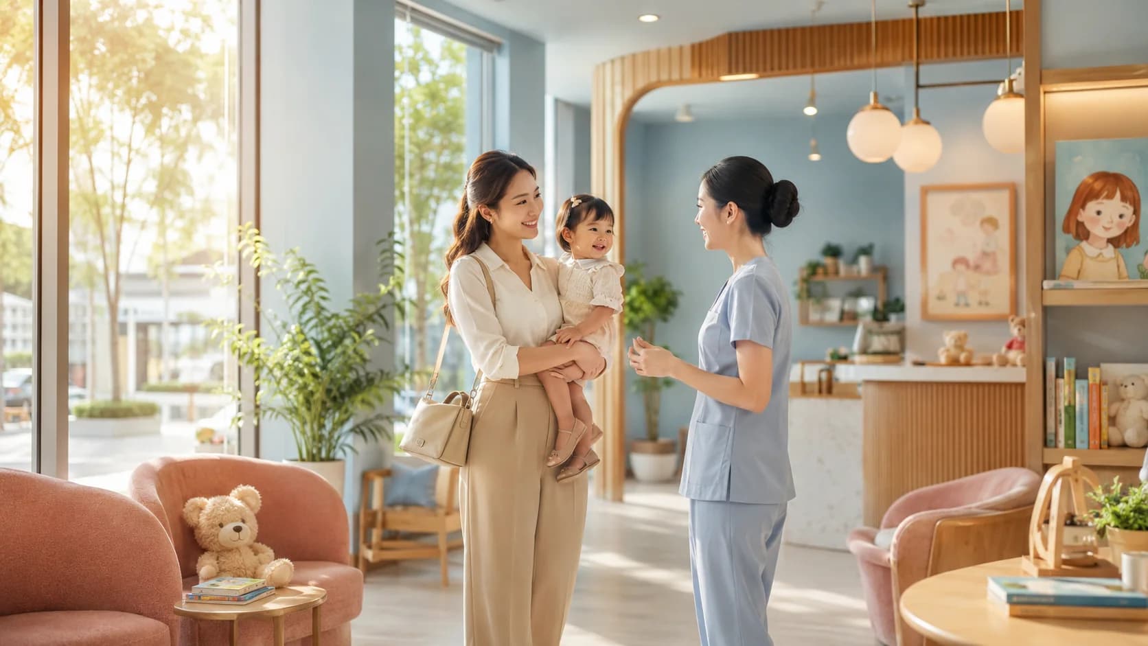 Giao diện template Phòng khám nhi premium