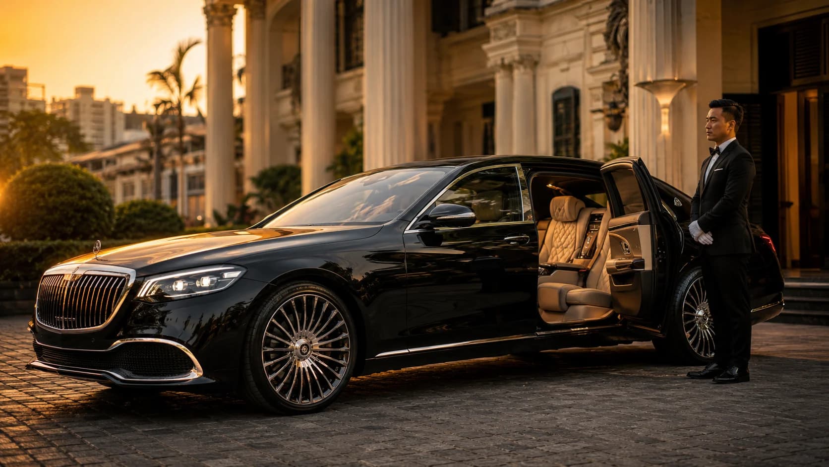Giao diện template Limousine premium