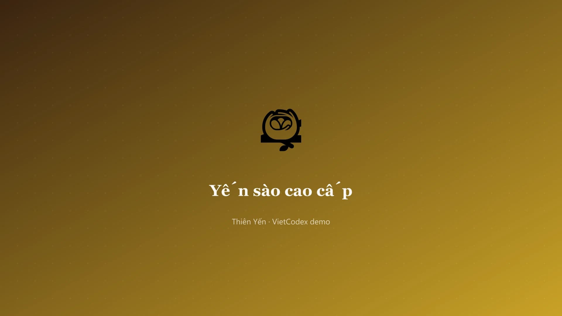 Giao diện template Thiên Yến